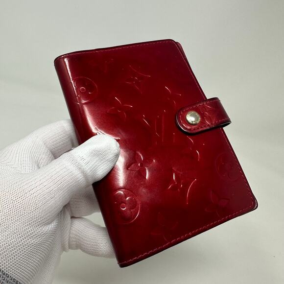 Louis Vuitton LV Agenda PM Cover Vernis Dark Red - Picture 4 of 13